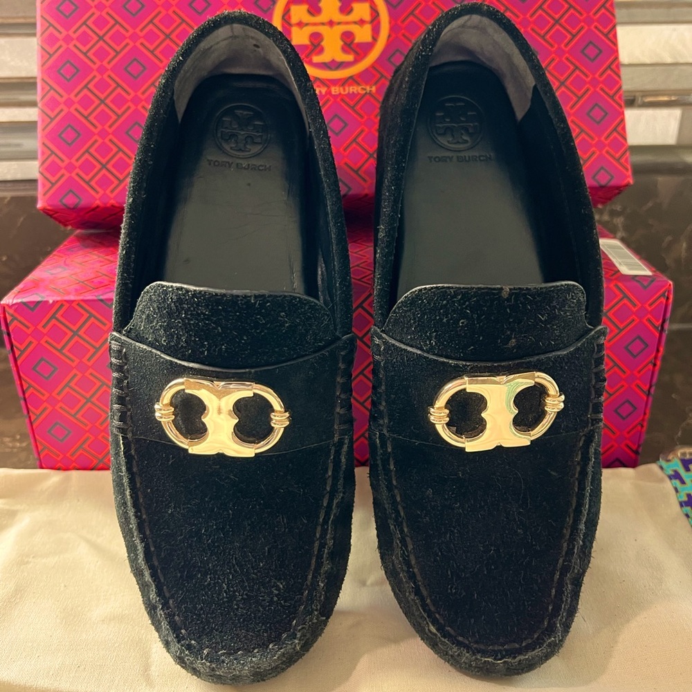 Tory Burch Gemini Link Driving Loafers